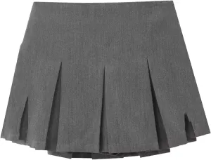 Women Spring Pleated Mini Skirts Women Mid Waist Shorts Skirts Woman Fashion Casual Party Skirts