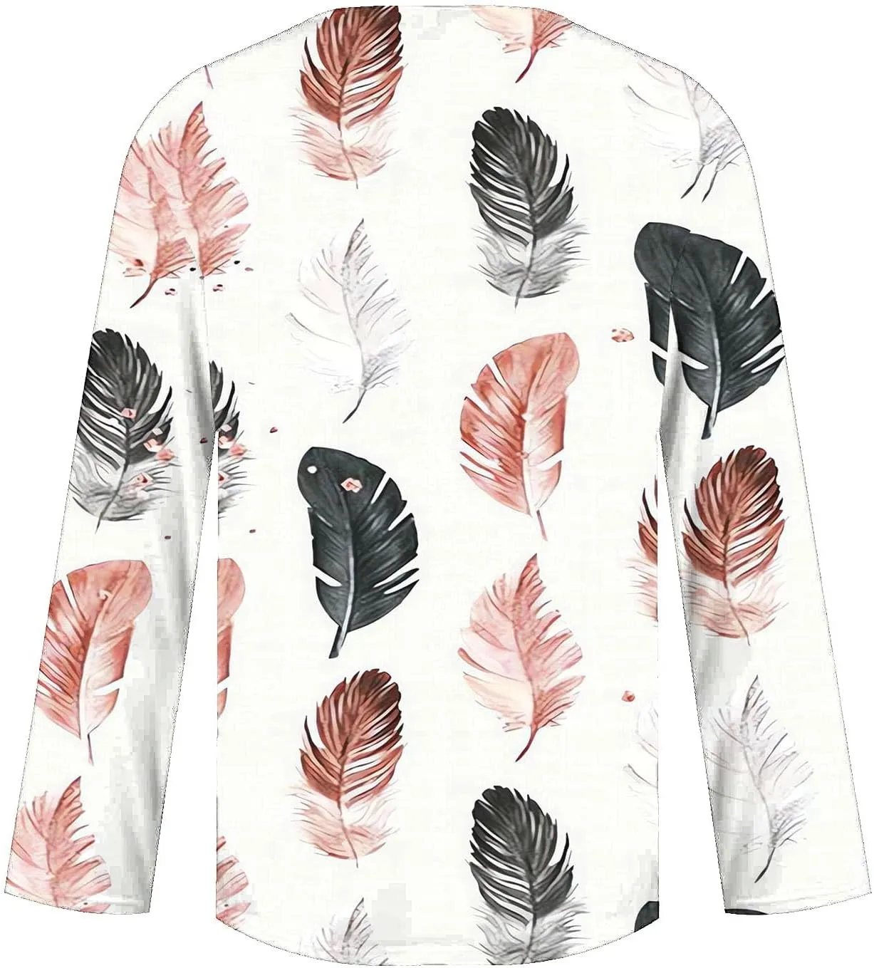 Women Tops Spring 2025 Casual Long Sleeve Loose Shirts Plaid Print Tees Asymmetric Button V Neck Blouses Dressy Tunic