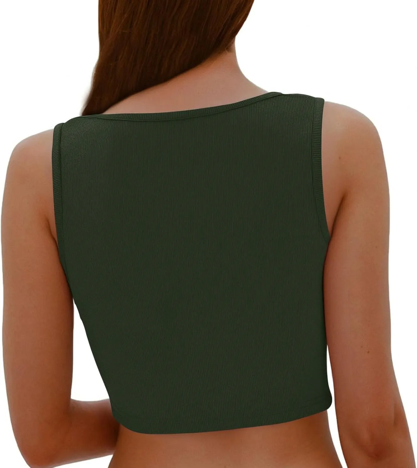 Women Twist Knot Front Tank Tops Summer Y2K V Neck Sleeveless Crop Top Casual Slim Fit Ribbed Yoga Beach Tanks Tee