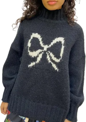 Women Valentine's Day Turtleneck Oversized Sweaters Batwing Long Sleeve Pullover Tops Heart Knit Sweater Jumper Tops