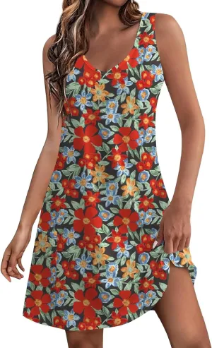 Womens Dresses Sleeveless Dresses for Women 2024 Sundresses for Women 2024 Spring Dresses Bodycon Dresses for Women