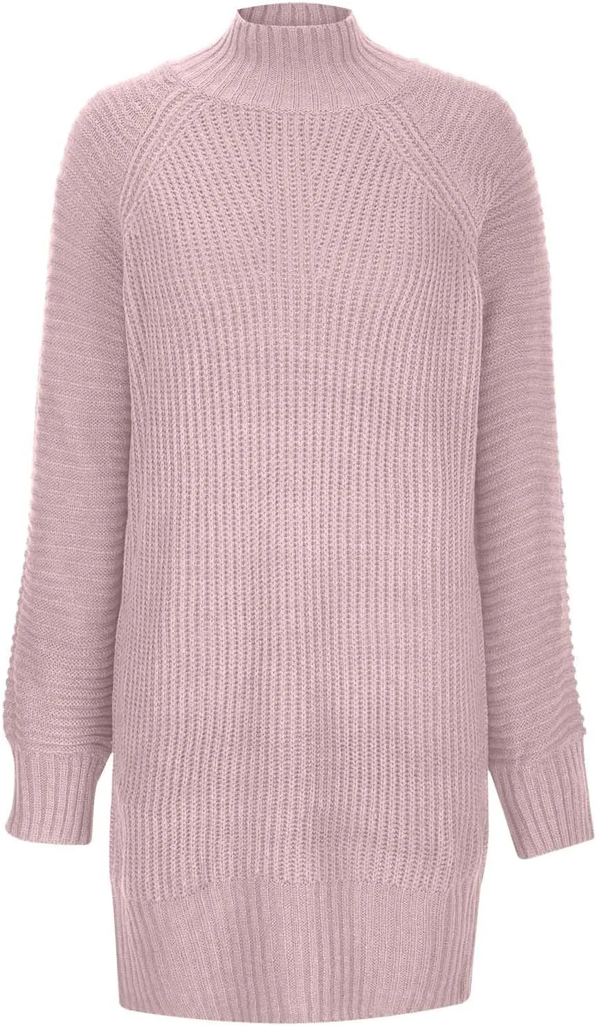 Womens Fall Casual Dresses Elegant 2024 Long Sleeve Sweater Dresses Knitted Pullover Crewneck Short Shift Dresses