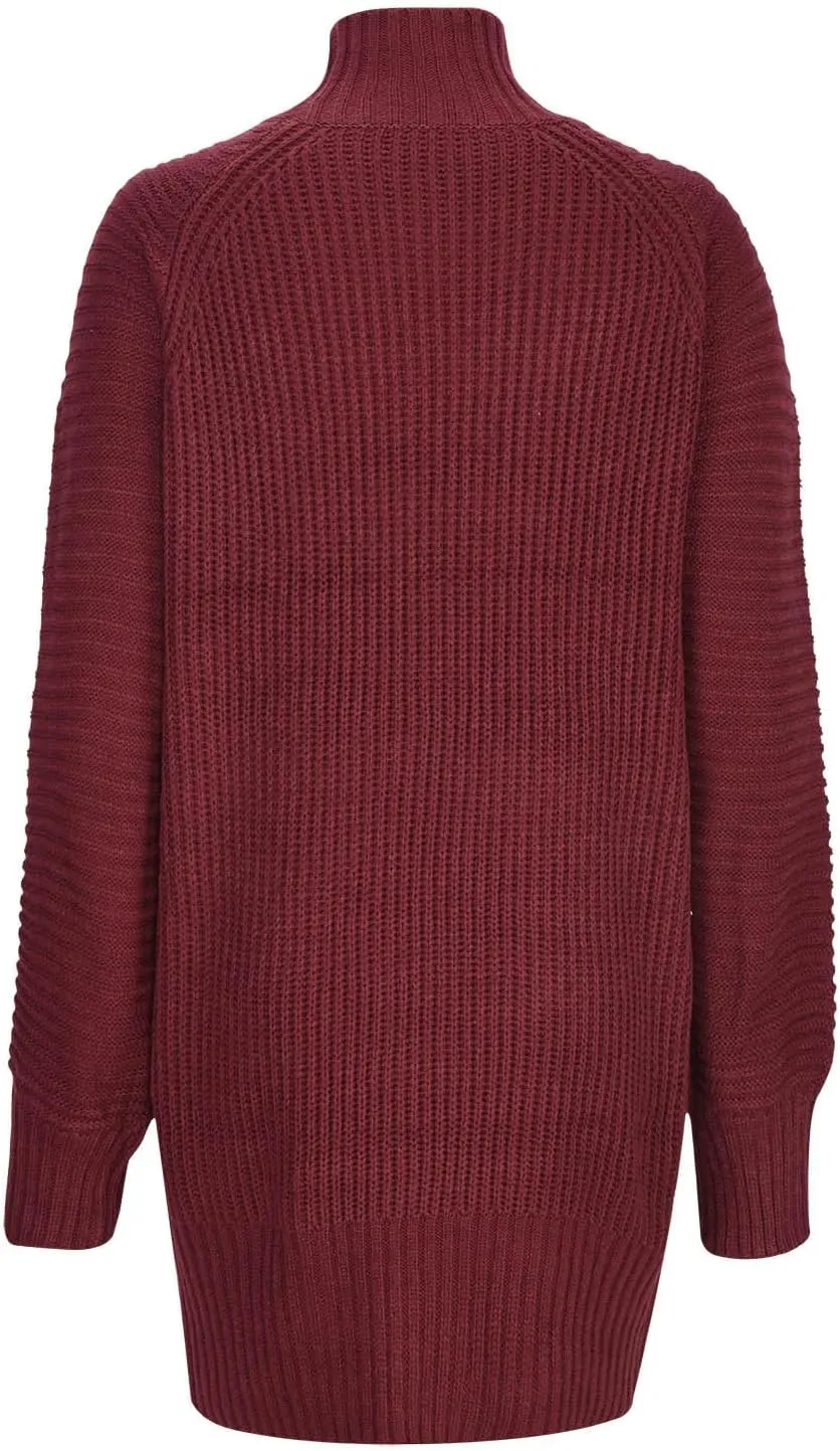 Womens Fall Casual Dresses Elegant 2024 Long Sleeve Sweater Dresses Knitted Pullover Crewneck Short Shift Dresses