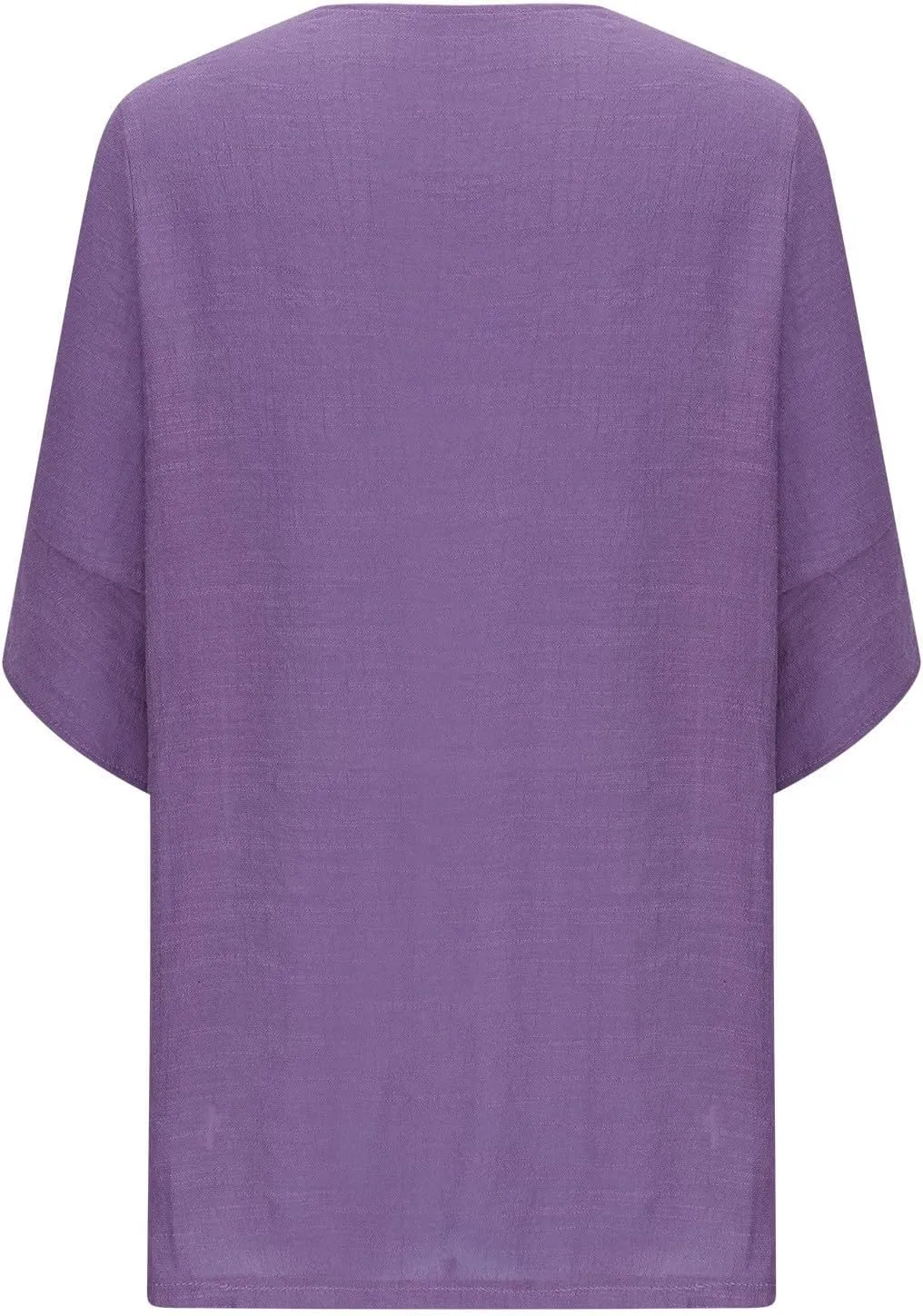 Womens Lightweight Linen Cardigan Open Front Covet Up Summer Casual Half Sleeve Plus Size Beach Sun Protection Clothes