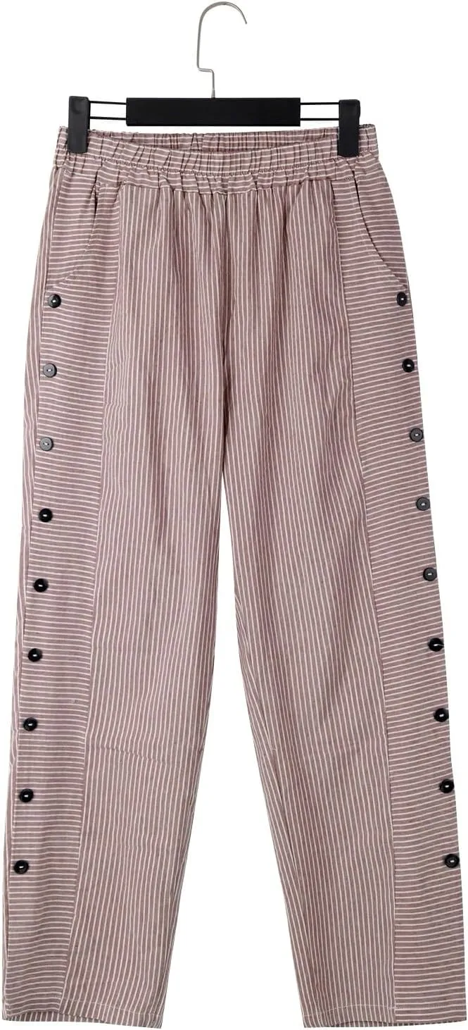 Women's Linen Pants 2024 Summer Drawstring Pants with Pockets Women Wide Leg Pants Swimsuits for Woman Pants Boho