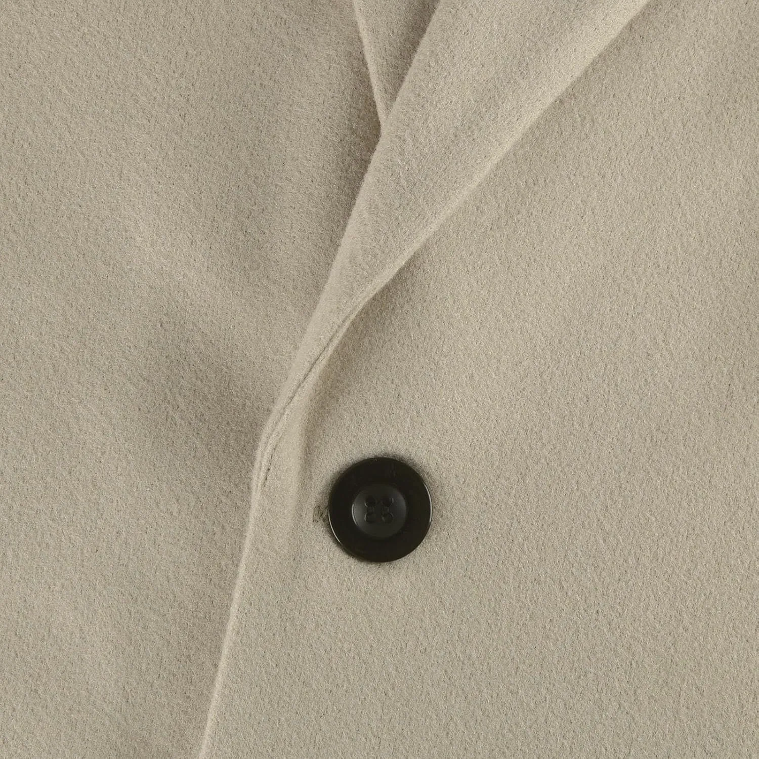 Womens Pea Coats Trendy Button 3/4 Sleeve Wool Coats Double Breasted Lapel Collar Coats with Pockets