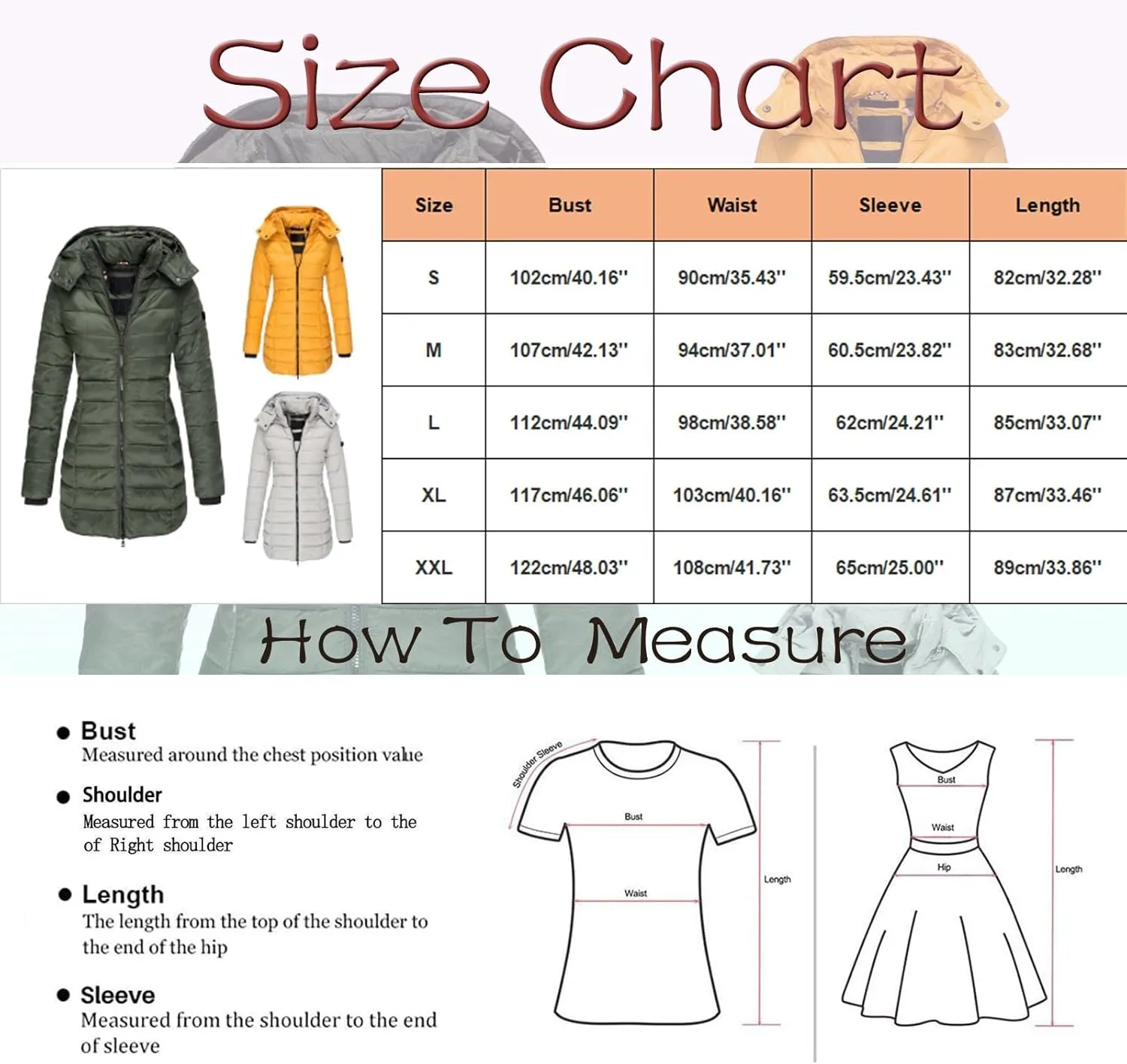 Women's Puffer Jacket 2025 Ultra Light Packable Down Coat Water-Resistant Hooded Winter Long Coat Zip Up Outerwear