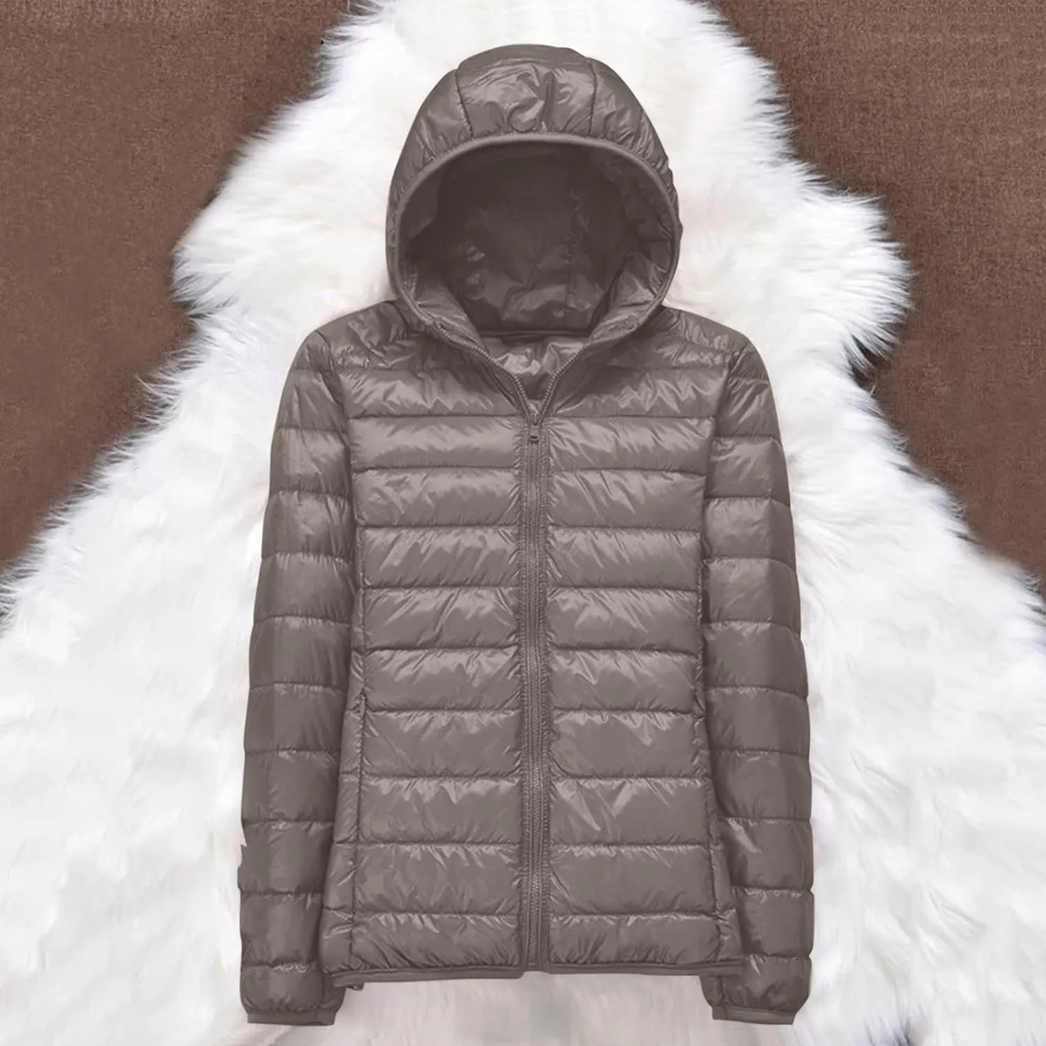 Women's Puffer Parka Jacket Quilted Outerwear Outerwear Jackets Winter Warm Hooded Snow Coats