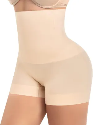 Womens Slip Shorts for Under Dress Seamless Shapewear Boyshorts Tummy Control Panties Shaping Shorts