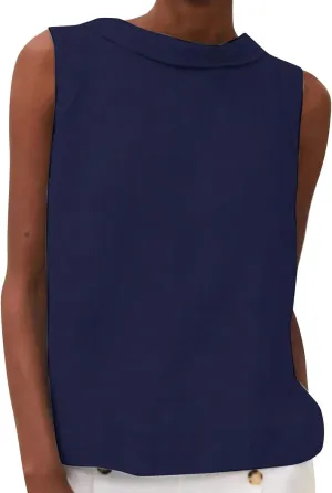 Womens Tank Tops Loose Casual Summer Tops Crew Neck Basic Sleeveless Shirts Trendy 2025
