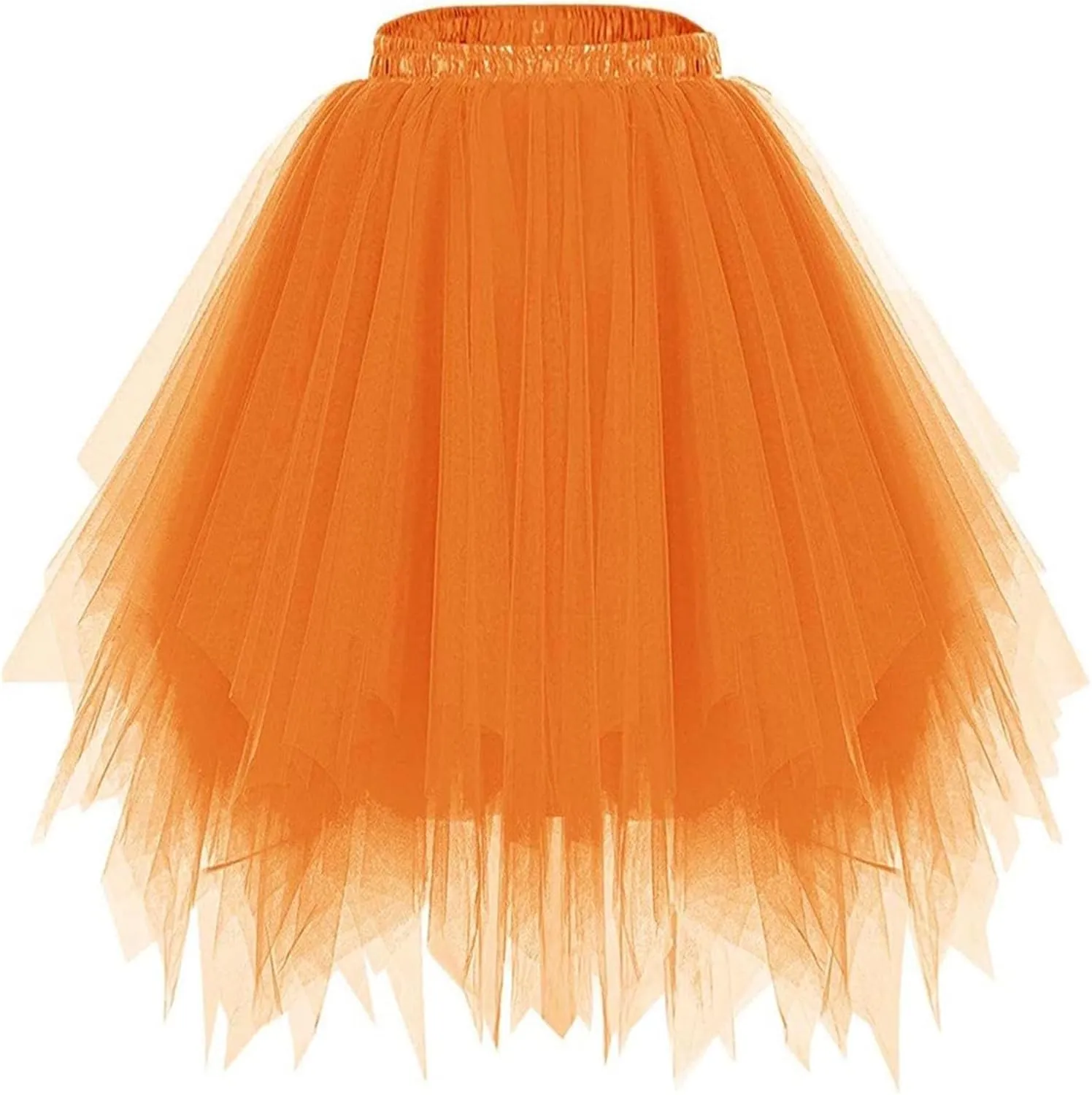 Women's Tulle Dance Skirts Puffy Ballet Dance Skirts Fluffy Mini Skirts Layered Tutu Skirt A Line Mesh Flowy Skirts