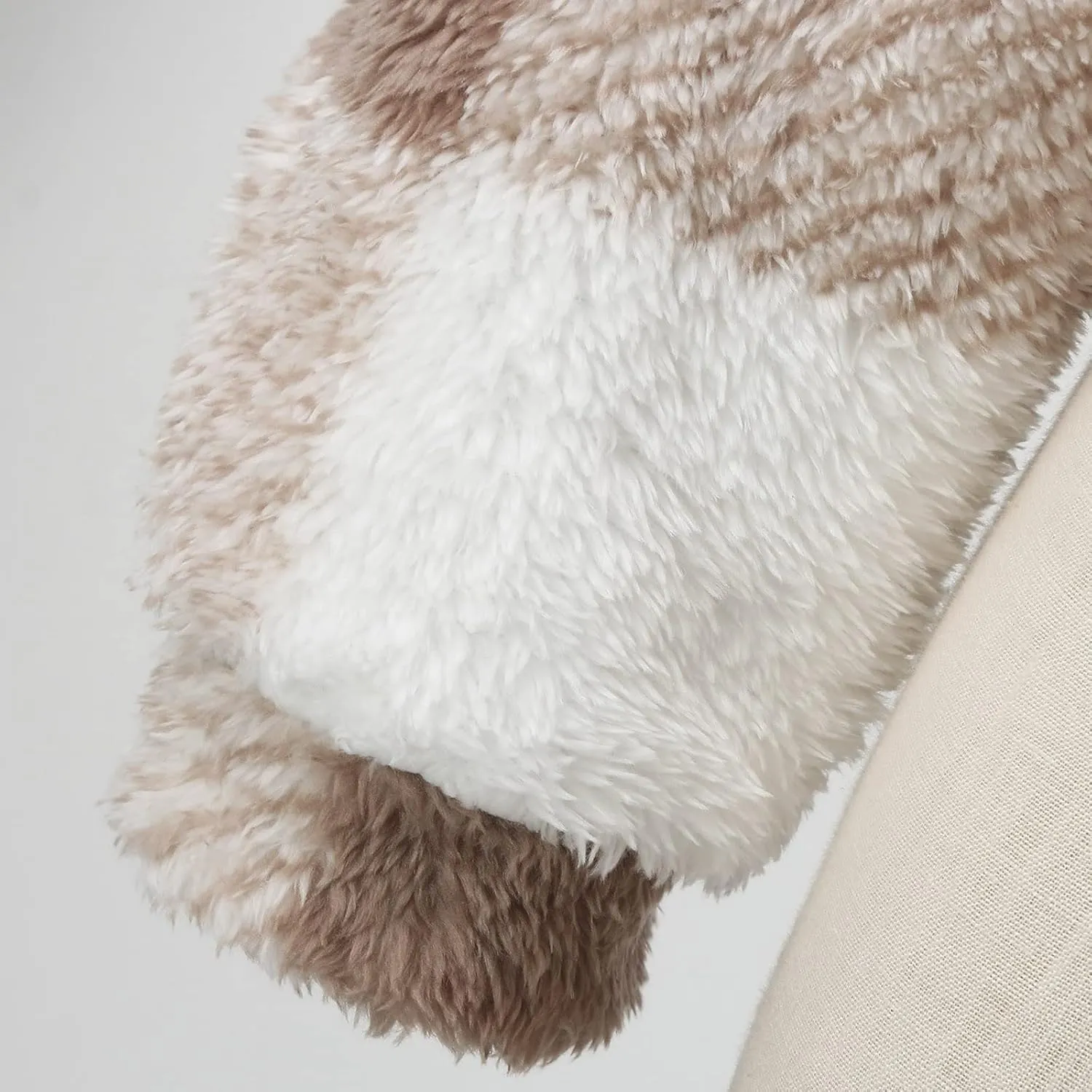 Women's Winter Coats Trendy Fuzzy Fleece Open Front Spring Sherpa Cropped Jacket Warm Plaid Cardigan Casual Outerwear