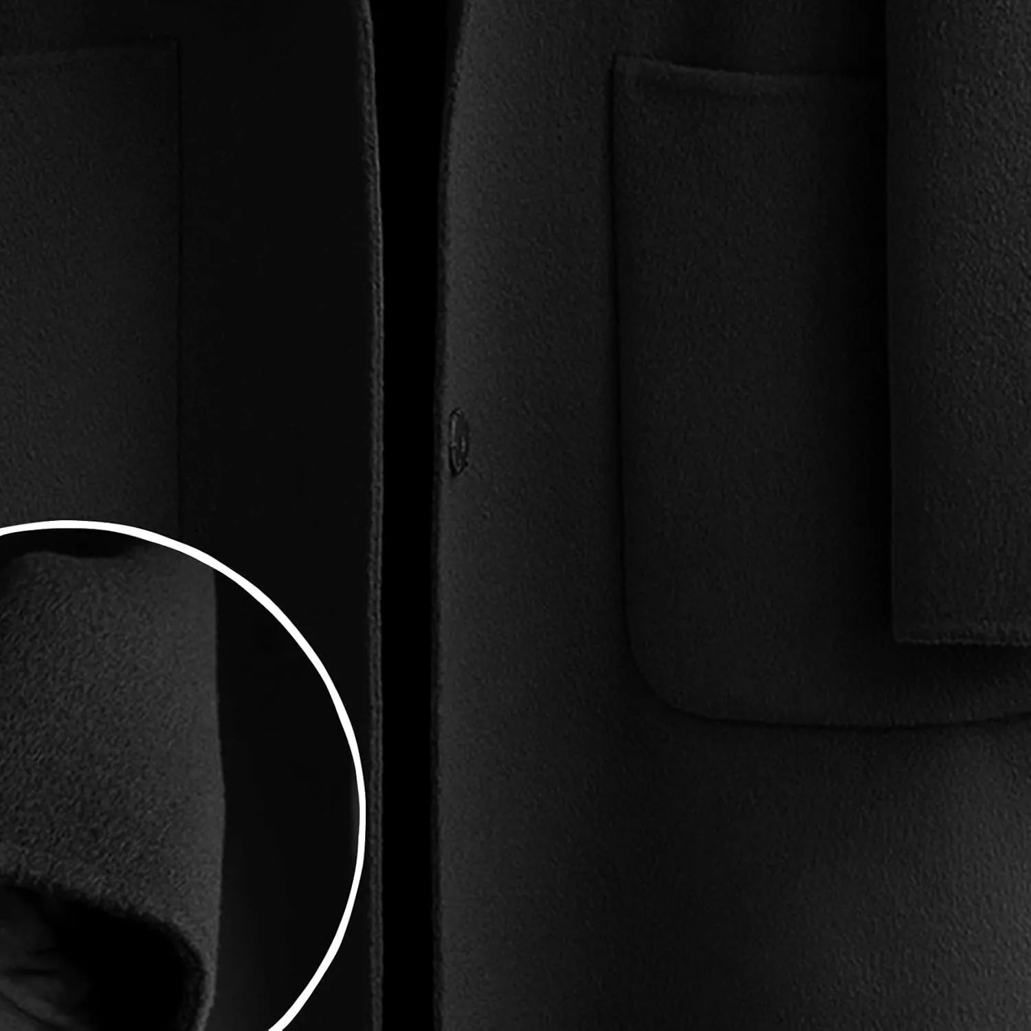 Womens Wool Coats Midi Length Fall Winter Jackets Plus Size Pea Coats Elegant Dress Coats with Pockets Autumn Outwear