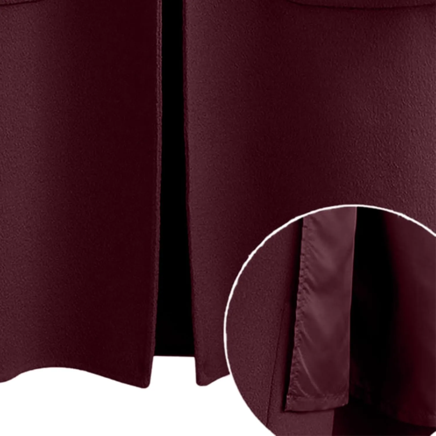 Womens Wool Coats Midi Length Fall Winter Jackets Plus Size Pea Coats Elegant Dress Coats with Pockets Autumn Outwear
