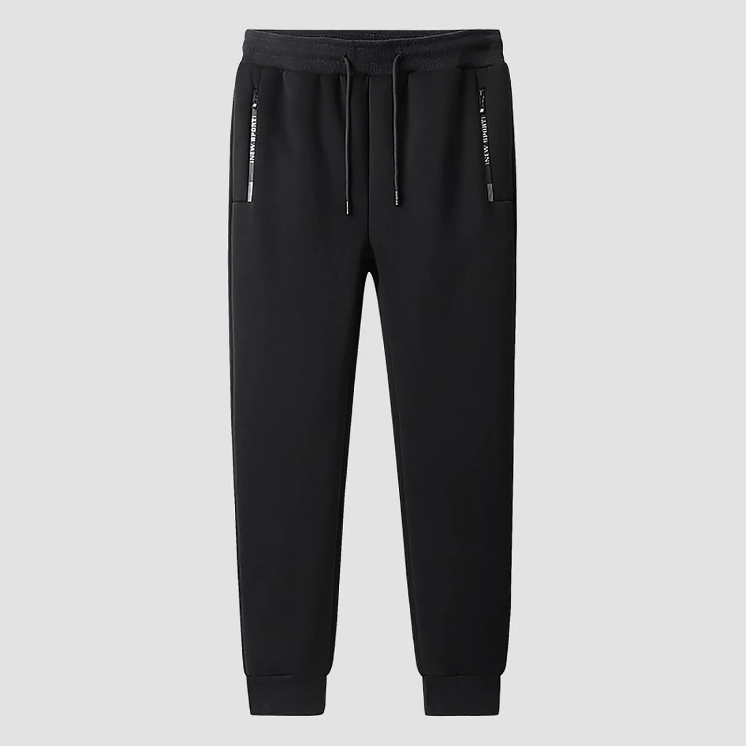 ZHIFANXN 2 Pack Fleece Lined Sweatpants Women Joggers for Women with Pockets High Waisted Thermal Winter Warm Pants for Snow