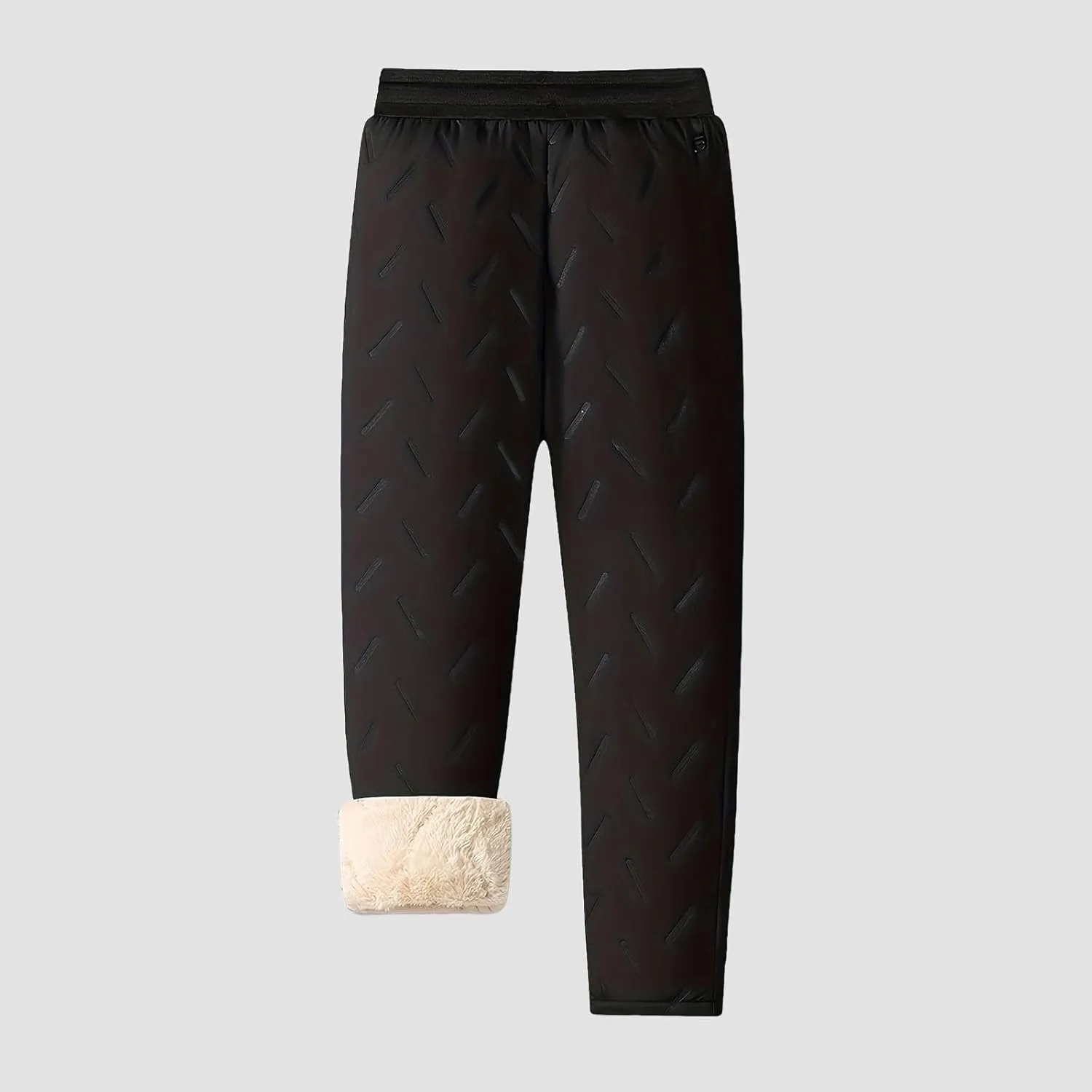 ZHIFANXN 2 Pack Fleece Lined Sweatpants Women Joggers for Women with Pockets High Waisted Thermal Winter Warm Pants for Snow